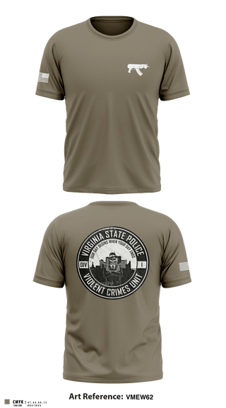 Short Sleeve Performance Shirt, Violent Crimes Unit, Police, Teamtime, Team time, sublimation, custom sports apparel, team uniforms, spirit wear, spiritwear, sports uniforms, custom shirts, team store, custom team store, fundraiser sports, apparel fundraiser