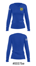 Miller City-New Cleveland High School Basketball 11039783 Women's Long Sleeve V-neck Shirt - 20