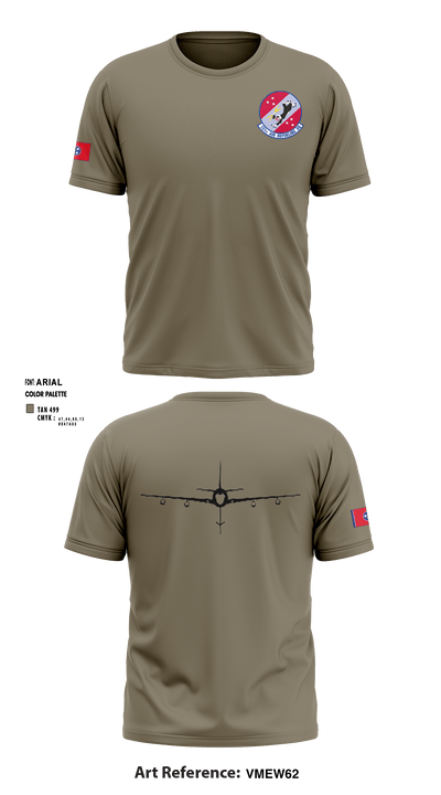 151st Air Refueling Squadron 9193987 Short Sleeve Performance Shirt - 4
