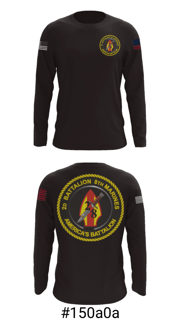 Long Sleeve Performance Shirt, , Marines, Teamtime, Team time, sublimation, custom sports apparel, team uniforms, spirit wear, spiritwear, sports uniforms, custom shirts, team store, custom team store, fundraiser sports, apparel fundraiser