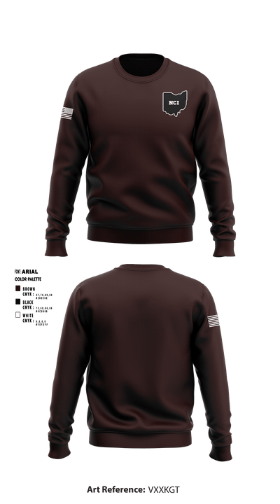 Noble Correctional Institution 93103652 Crew Neck Sweatshirt - 1