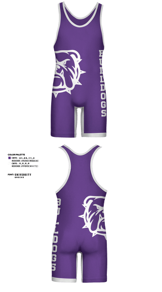 Wrestling Singlet, Bulldog Wrestling Club, Wrestling, Teamtime, Team time, sublimation, custom sports apparel, team uniforms, spirit wear, spiritwear, sports uniforms, custom shirts, team store, custom team store, fundraiser sports, apparel fundraiser