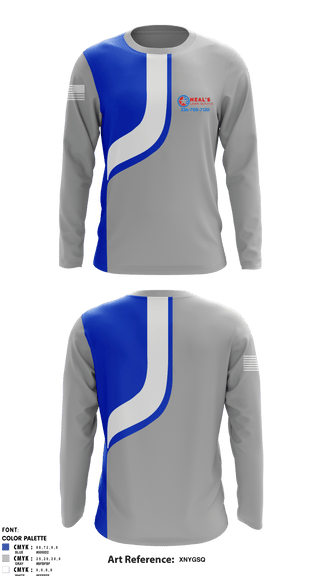 Long Sleeve Performance Shirt, Neal's Lawn Service, , Teamtime, Team time, sublimation, custom sports apparel, team uniforms, spirit wear, spiritwear, sports uniforms, custom shirts, team store, custom team store, fundraiser sports, apparel fundraiser