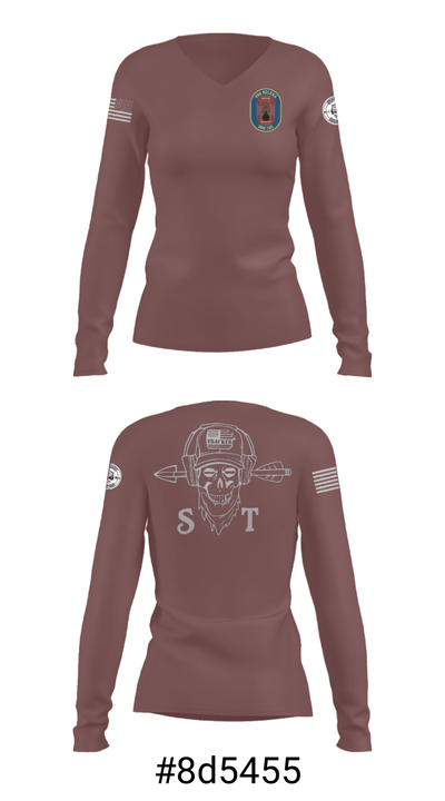 HELENA SONAR 72664700 Women's Long Sleeve V-neck Shirt - 37