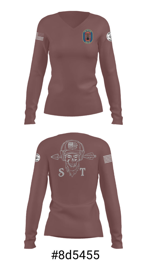 Women's Long Sleeve Vneck Shirt, , , Teamtime, Team time, sublimation, custom sports apparel, team uniforms, spirit wear, spiritwear, sports uniforms, custom shirts, team store, custom team store, fundraiser sports, apparel fundraiser