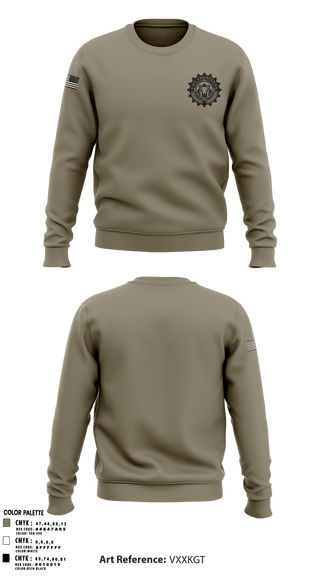 Crew Neck Sweatshirt, 354 Civil Engineers, Air Force, Teamtime, Team time, sublimation, custom sports apparel, team uniforms, spirit wear, spiritwear, sports uniforms, custom shirts, team store, custom team store, fundraiser sports, apparel fundraiser