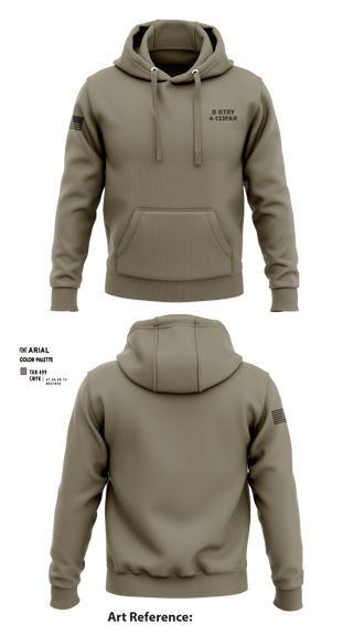 Hoodie, B BTRY 4-133FAR, Army, Teamtime, Team time, sublimation, custom sports apparel, team uniforms, spirit wear, spiritwear, sports uniforms, custom shirts, team store, custom team store, fundraiser sports, apparel fundraiser