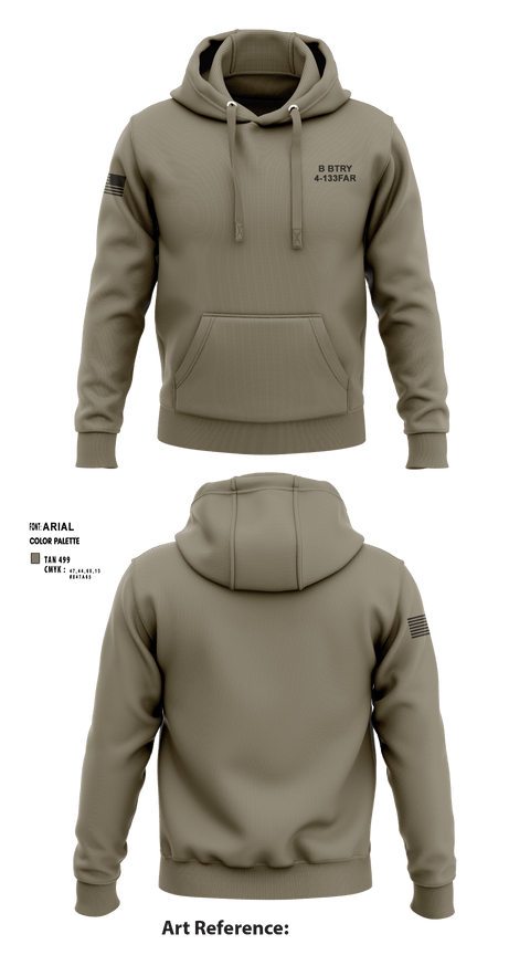 Hoodie, B BTRY 4-133FAR, Army, Teamtime, Team time, sublimation, custom sports apparel, team uniforms, spirit wear, spiritwear, sports uniforms, custom shirts, team store, custom team store, fundraiser sports, apparel fundraiser