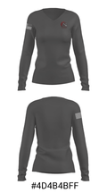 Curtis Baptist High School Soccer 45048321 Women's Long Sleeve V-neck Shirt - 36