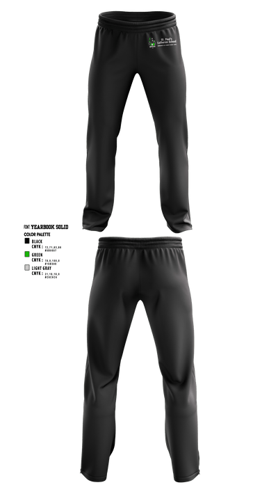St Pauls Evangelical Lutheran School 11687523 Sweatpants - 1