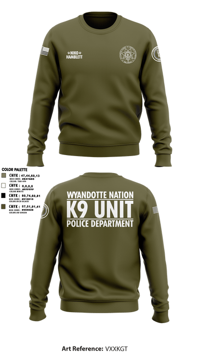K9 Unit 27578074 Crew Neck Sweatshirt - 10