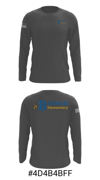 Long Sleeve Performance Shirt, Frank Borman School, Spirit Store, Teamtime, Team time, sublimation, custom sports apparel, team uniforms, spirit wear, spiritwear, sports uniforms, custom shirts, team store, custom team store, fundraiser sports, apparel fundraiser
