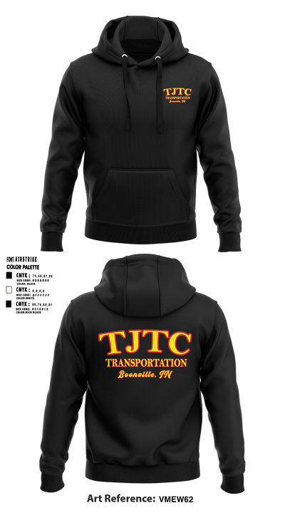 TJTC TRANSPORTATION LLC 61547661 Hoodie - 1