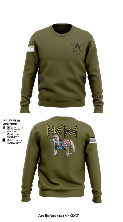 Light armored reconnaissance 50439104 Crew Neck Sweatshirt - 1