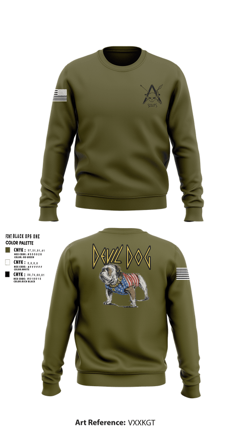 Crew Neck Sweatshirt, Light armored reconnaissance, Marines, Teamtime, Team time, sublimation, custom sports apparel, team uniforms, spirit wear, spiritwear, sports uniforms, custom shirts, team store, custom team store, fundraiser sports, apparel fundraiser