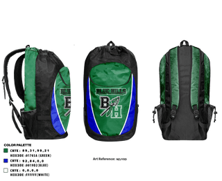 Gear Bag, Blue Hills Regional Tech School Basketball, Men's Basketball, Teamtime, Team time, sublimation, custom sports apparel, team uniforms, spirit wear, spiritwear, sports uniforms, custom shirts, team store, custom team store, fundraiser sports, apparel fundraiser