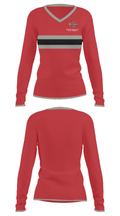Southwood Senior High School Basketball 47977598 Women's Long Sleeve V-neck Shirt - 33
