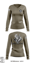 United Nations Command Security Battalion 98091835 Women's Long Sleeve V-neck Shirt - 50