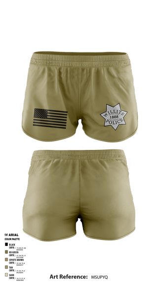 Ranger Panties, Willits Little Lake JRTF, Police, Teamtime, Team time, sublimation, custom sports apparel, team uniforms, spirit wear, spiritwear, sports uniforms, custom shirts, team store, custom team store, fundraiser sports, apparel fundraiser