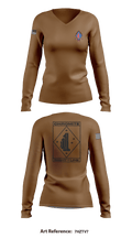 V1/1 23142041 Women's Long Sleeve V-neck Shirt - 75