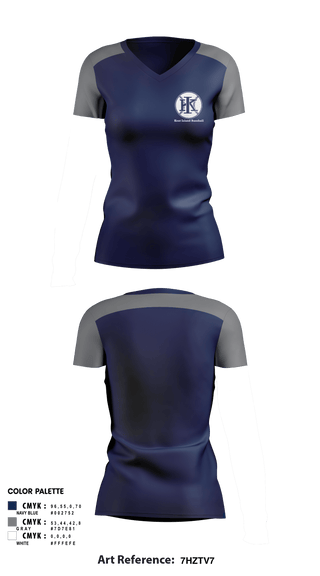 Women's Short Sleeve Vneck Shirt, Kent Island Baseball, Baseball, Teamtime, Team time, sublimation, custom sports apparel, team uniforms, spirit wear, spiritwear, sports uniforms, custom shirts, team store, custom team store, fundraiser sports, apparel fundraiser