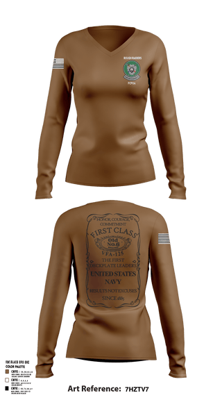 Women's Long Sleeve Vneck Shirt, , Navy, Teamtime, Team time, sublimation, custom sports apparel, team uniforms, spirit wear, spiritwear, sports uniforms, custom shirts, team store, custom team store, fundraiser sports, apparel fundraiser