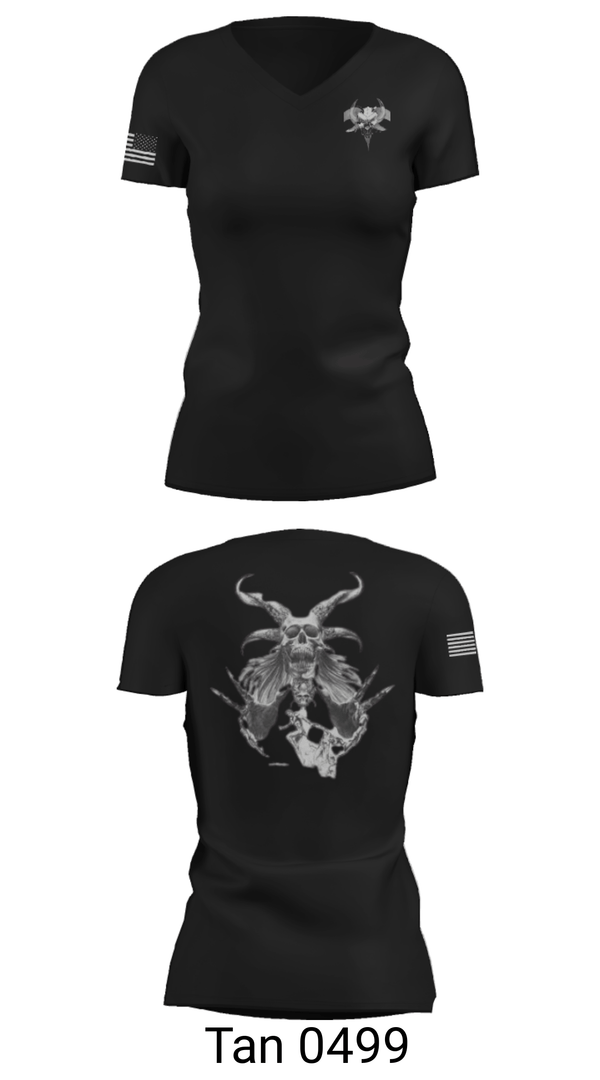 Women's Short Sleeve Vneck Shirt, , National Guard, Teamtime, Team time, sublimation, custom sports apparel, team uniforms, spirit wear, spiritwear, sports uniforms, custom shirts, team store, custom team store, fundraiser sports, apparel fundraiser