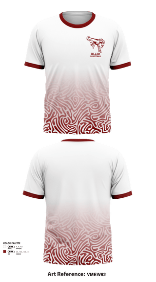 Short Sleeve Performance Shirt, Blair Public High School Basketball, Men's Basketball, Teamtime, Team time, sublimation, custom sports apparel, team uniforms, spirit wear, spiritwear, sports uniforms, custom shirts, team store, custom team store, fundraiser sports, apparel fundraiser