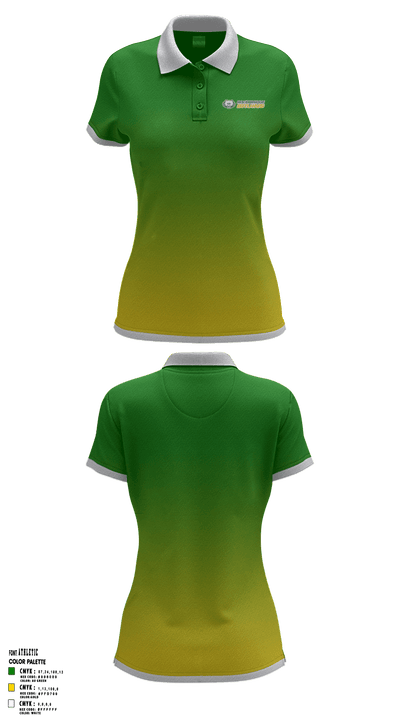Rock Bridge High School Tennis 80356207 Women's Short Sleeve Performance Polo  - 1