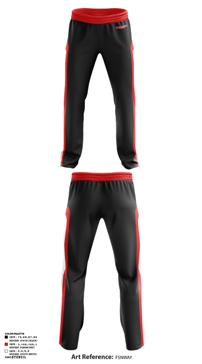 Wellesley Youth Basketball Association 57768602 Sweatpants - 1