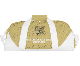 Duffle Bag, North Gaston High School Wrestling, Wrestling, Teamtime, Team time, sublimation, custom sports apparel, team uniforms, spirit wear, spiritwear, sports uniforms, custom shirts, team store, custom team store, fundraiser sports, apparel fundraiser