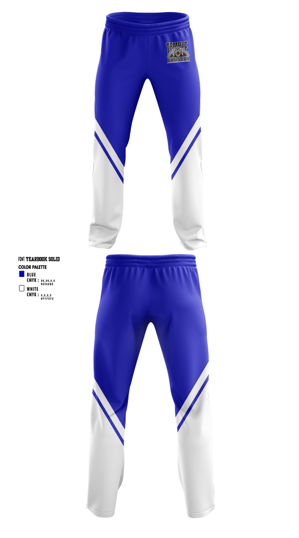 Sweatpants, Temple Christian School, Spirit Store, Teamtime, Team time, sublimation, custom sports apparel, team uniforms, spirit wear, spiritwear, sports uniforms, custom shirts, team store, custom team store, fundraiser sports, apparel fundraiser