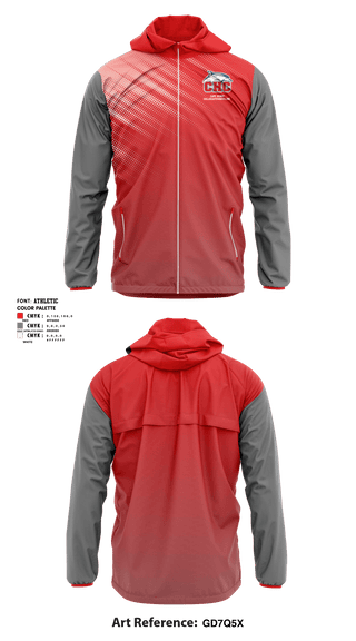 Windbreaker, Cape Henry Collegiate Upper School Wrestling, Wrestling, Teamtime, Team time, sublimation, custom sports apparel, team uniforms, spirit wear, spiritwear, sports uniforms, custom shirts, team store, custom team store, fundraiser sports, apparel fundraiser