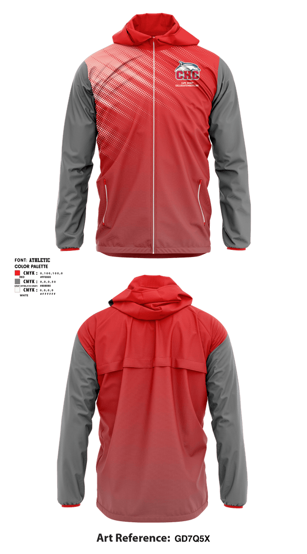 Windbreaker, Cape Henry Collegiate Upper School Wrestling, Wrestling, Teamtime, Team time, sublimation, custom sports apparel, team uniforms, spirit wear, spiritwear, sports uniforms, custom shirts, team store, custom team store, fundraiser sports, apparel fundraiser