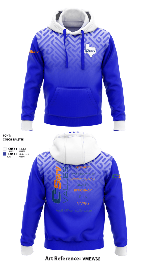 Hoodie, C-ServC-Serv, , Teamtime, Team time, sublimation, custom sports apparel, team uniforms, spirit wear, spiritwear, sports uniforms, custom shirts, team store, custom team store, fundraiser sports, apparel fundraiser