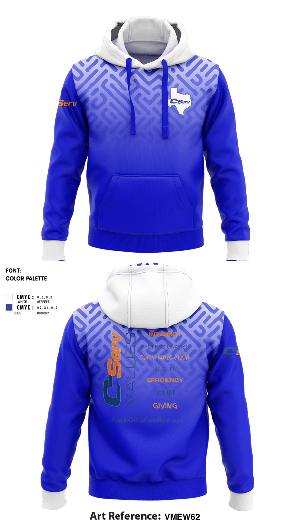 Hoodie, C-ServC-Serv, , Teamtime, Team time, sublimation, custom sports apparel, team uniforms, spirit wear, spiritwear, sports uniforms, custom shirts, team store, custom team store, fundraiser sports, apparel fundraiser