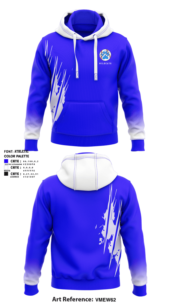 Hoodie, Wildcats, Baseball, Teamtime, Team time, sublimation, custom sports apparel, team uniforms, spirit wear, spiritwear, sports uniforms, custom shirts, team store, custom team store, fundraiser sports, apparel fundraiser