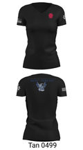 D Co 103rd BEB 81673350 Women's Short Sleeve V-neck Shirt - 23