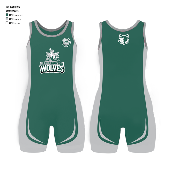 Wrestling Singlet, Green Canyon High School Wrestling, Wrestling, Teamtime, Team time, sublimation, custom sports apparel, team uniforms, spirit wear, spiritwear, sports uniforms, custom shirts, team store, custom team store, fundraiser sports, apparel fundraiser