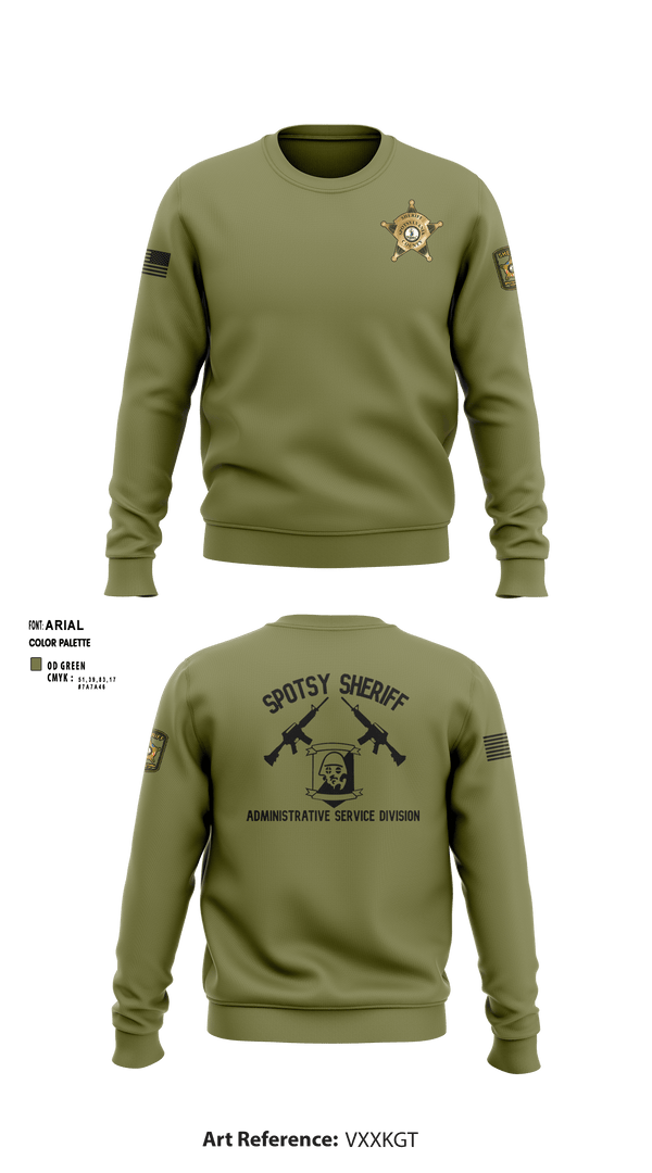 Crew Neck Sweatshirt, , Police, Teamtime, Team time, sublimation, custom sports apparel, team uniforms, spirit wear, spiritwear, sports uniforms, custom shirts, team store, custom team store, fundraiser sports, apparel fundraiser