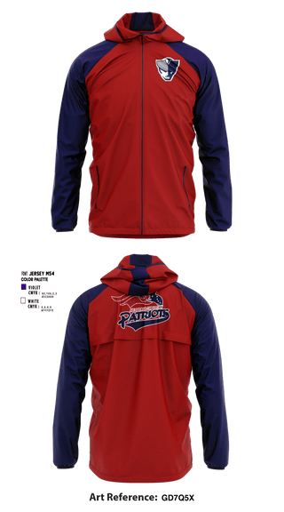 Windbreaker, Hesperia Christian High School, Spirit Store, Teamtime, Team time, sublimation, custom sports apparel, team uniforms, spirit wear, spiritwear, sports uniforms, custom shirts, team store, custom team store, fundraiser sports, apparel fundraiser