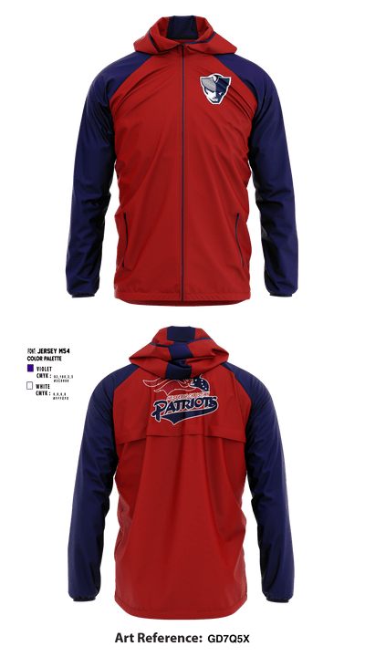 Hesperia Christian High School 2281005 Windbreaker - 1
