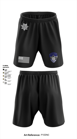 Athletic Shorts With Pockets, Willits Little Lake JRTF, Police, Teamtime, Team time, sublimation, custom sports apparel, team uniforms, spirit wear, spiritwear, sports uniforms, custom shirts, team store, custom team store, fundraiser sports, apparel fundraiser