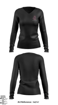 Jefferson County High School Wrestling 39623353 Women's Long Sleeve V-neck Shirt - 26