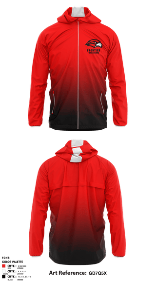 Windbreaker, Frontier Senior High School Wrestling, Wrestling, Teamtime, Team time, sublimation, custom sports apparel, team uniforms, spirit wear, spiritwear, sports uniforms, custom shirts, team store, custom team store, fundraiser sports, apparel fundraiser