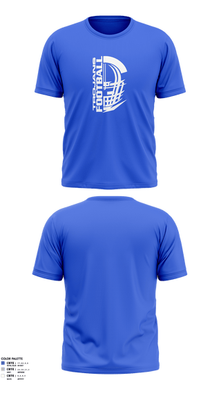 Short Sleeve Performance Shirt, Orland Jr Trojans Football, Football, Teamtime, Team time, sublimation, custom sports apparel, team uniforms, spirit wear, spiritwear, sports uniforms, custom shirts, team store, custom team store, fundraiser sports, apparel fundraiser