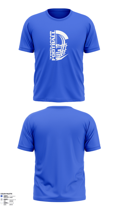 Orland Jr Trojans Football 79293862 Short Sleeve Performance Shirt - 6