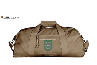 Duffle Bag, Military Intelligence Detachment 1st Battalion 10th Special Forces Group (Airborne), Army, Teamtime, Team time, sublimation, custom sports apparel, team uniforms, spirit wear, spiritwear, sports uniforms, custom shirts, team store, custom team store, fundraiser sports, apparel fundraiser