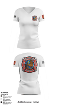 Engine Company 4 55189578 Women's Short Sleeve V-neck Shirt - 2