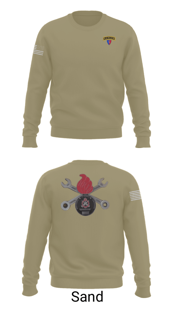 Crew Neck Sweatshirt, , National Guard, Teamtime, Team time, sublimation, custom sports apparel, team uniforms, spirit wear, spiritwear, sports uniforms, custom shirts, team store, custom team store, fundraiser sports, apparel fundraiser